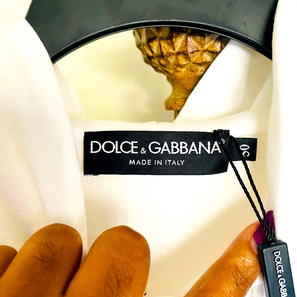 DOLCE & GABBANA PLAYER WARM UP HOODIE - Picture 6 of 11